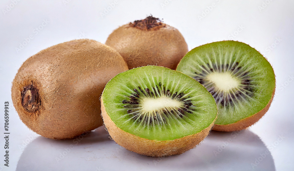 kiwi fruit isolated on white background kiwi fruit isolated on white background