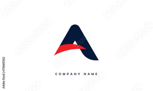 A, A Abstract Letter Logo Monogram