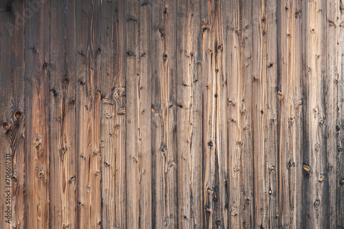 Wooden walls with rich texture. Weathered wood panels.