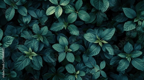 Close Up of Vibrant Green Leaves in a Natural Setting