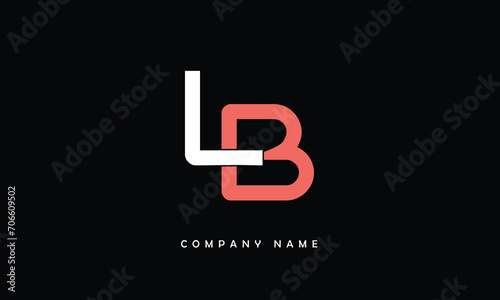 BL, LB, B, L Abstract Letters Logo Monogram