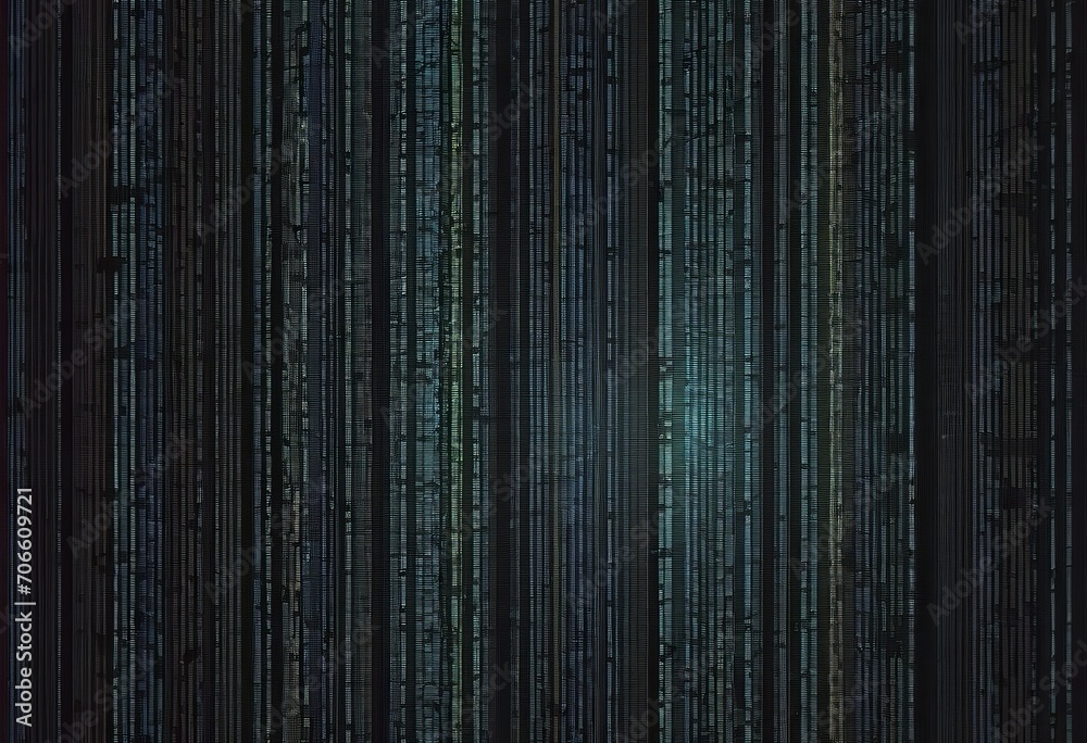 Stream of binary matrix code on the screen. computer matrix numbers. Concept of coding, hacking or crypto-currency bitcoin mining. illustration.