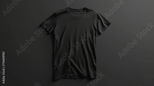 Black T-Shirt Hanging on Wall