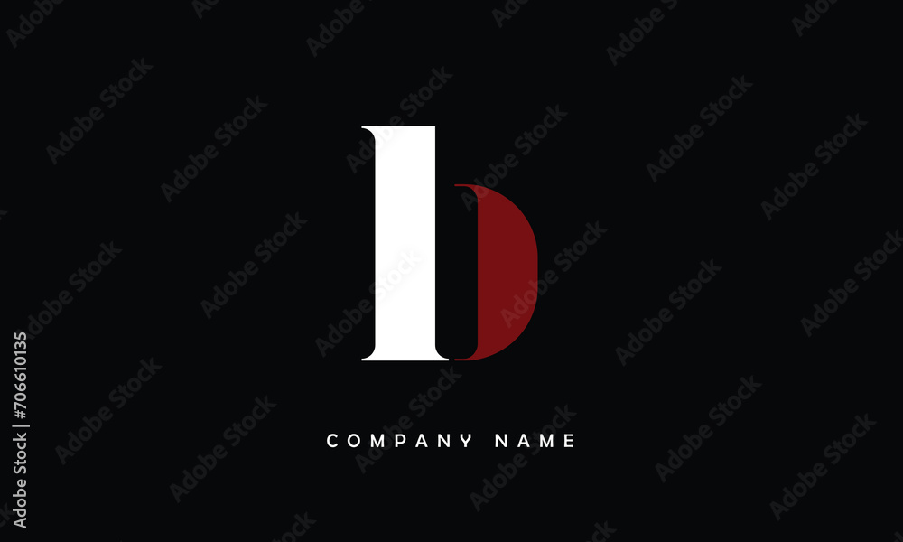 BL, LB, B, L Abstract Letters Logo Monogram