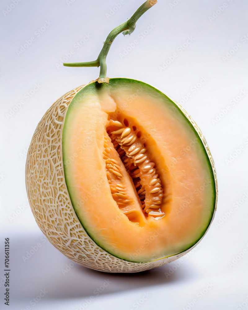 melon isolated on white background melon isolated on white background