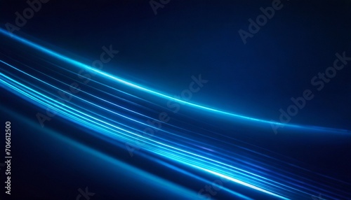 Blue Abstract Waves & Lines Background photo