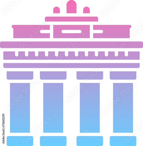 brandenburg gate icon
