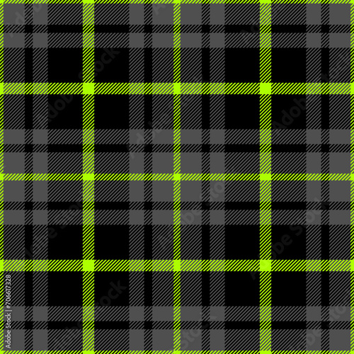 Plaid seamless pattern. Repeating checker fabric for design prints plaids. Repeated check ekose. Checks square line. Vichi cloth. Tartan repeat textile. Scottish madras flannel. Vector illustration