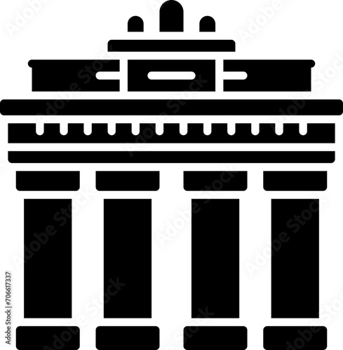 brandenburg gate icon