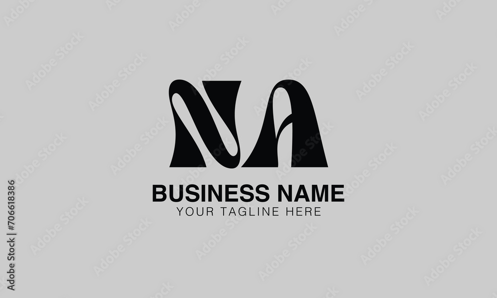 NA N na initial logo | initial based abstract modern minimal creative logo, vector template image. luxury logotype logo, real estate homie logo. typography logo. initials logo NA N na initial logo | initial based abstract modern minimal creative logo, vector template image. luxury logotype logo, real estate homie logo. typography logo. initials logo