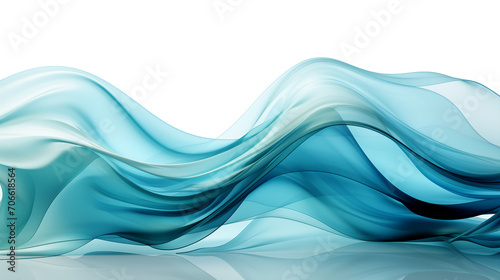Blue wave. Blue abstract wave background with white background.