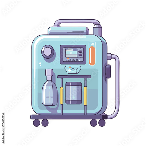 emergency medical pacemaker heart vector