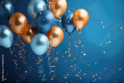 Colorful Balloons Floating in the Air Celebration Party Happy Joy Event Fun