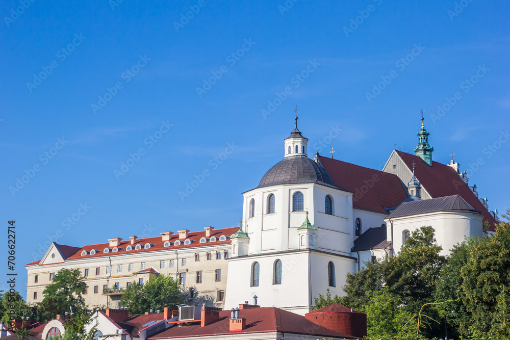 White tower of the dominican abby in Lublin, Poland