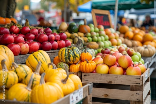 Autumn Harvest at Farmers Market