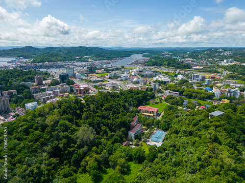 Foto Bandar Seri Begawan Aerial View