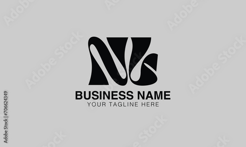 NL N nl initial logo | initial based abstract modern minimal creative logo, vector template image. luxury logotype logo, real estate homie logo. typography logo. initials logo