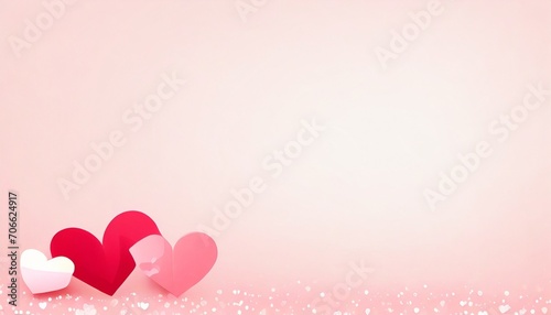 valentines day background with copy spcae photo
