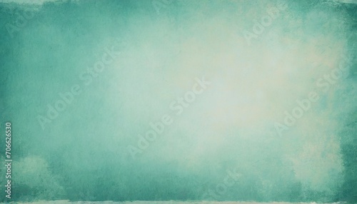blue green background paper with border texture grunge old vintage teal color background that is elegant and distressed
