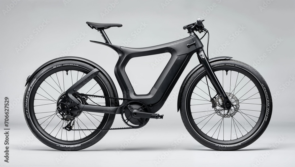 Fototapeta premium bicycle on a white background