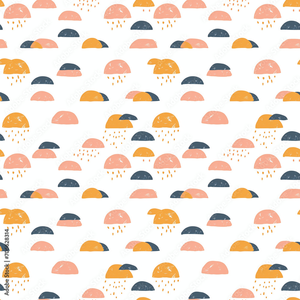Sunsets seamless pattern. Can be used for gift wrapping, wallpaper, background Sunsets seamless pattern. Can be used for gift wrapping, wallpaper, background