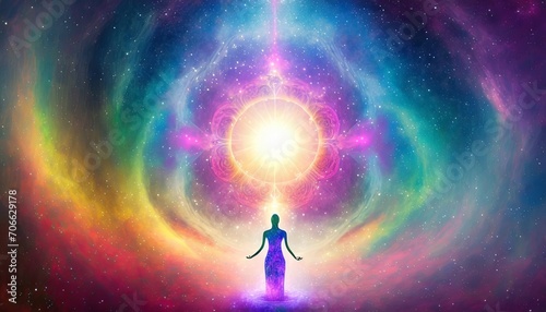 the source of consciousness energy of the universe life force prana the mind of god and spirituality generative ai