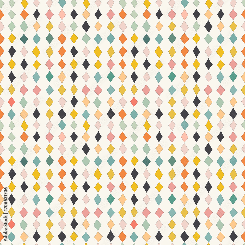 Diamonds seamless pattern. Can be used for gift wrapping, wallpaper, background Diamonds seamless pattern. Can be used for gift wrapping, wallpaper, background