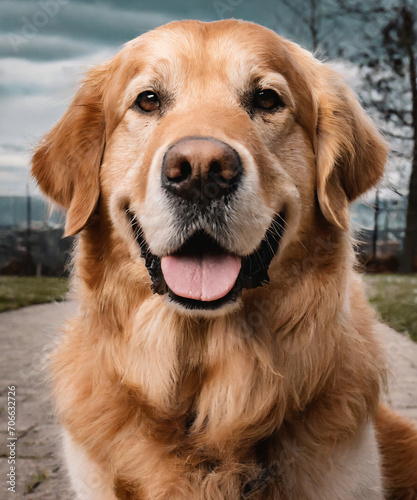 golden retriever dog © Sunisadonphimai