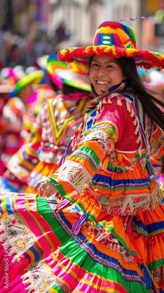 The dazzling and colorful Oruro carnival