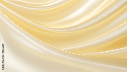 abstract white and gold yellow textile fabric soft light background for beauty products or other