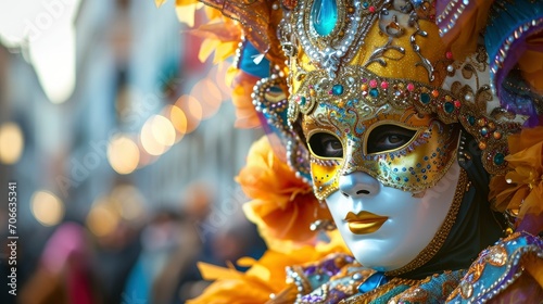 The dazzling and colorful Venice carnival