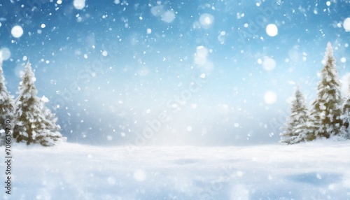 winter christmas background snow winter background for new year and christmas © Irene