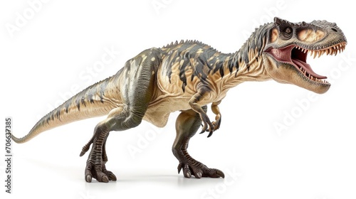Tyrannosaurus Rex on white background 