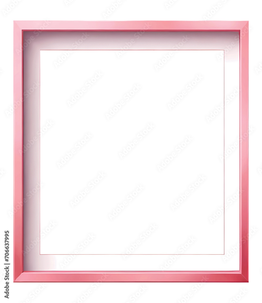 Pink picture frame with isolated background, Pink frame with isolated background, Watercolor pink picture frame with isolated background. Pink picture frame with isolated background, Pink frame with isolated background, Watercolor pink picture frame with isolated background.
