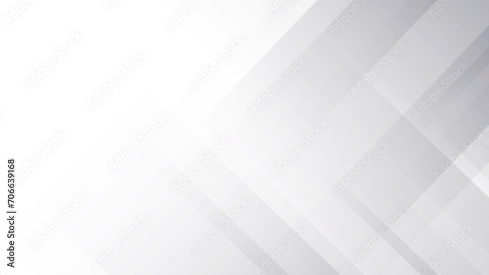 Abstract white and gray background with straight diagonal lines for graphic design elements. Vector illustration	