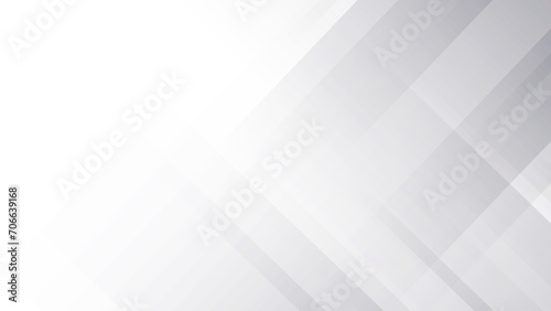 Abstract white and gray background with straight diagonal lines for graphic design elements. Vector illustration  © BoBloob