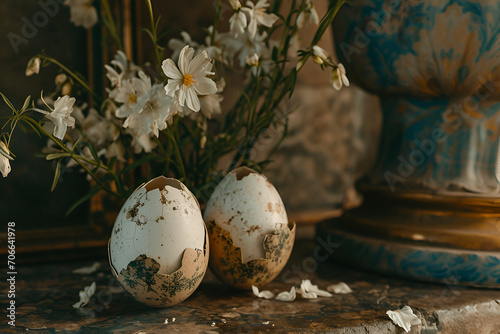 Easter still life photo