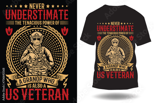 Vector politically correct u s veteran t-shirt design


 photo