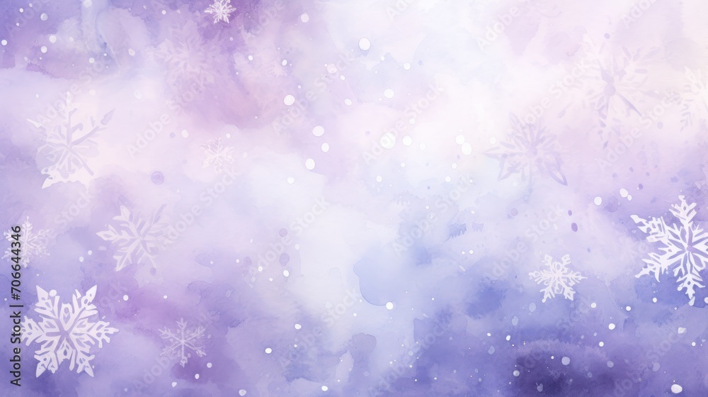 Watercolor painted abstract background with snowflakes. Winter concept. Watercolor painted abstract background with snowflakes. Winter concept.