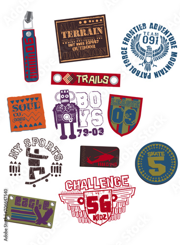 labels, stickers, for clothing and accessories (ID: 706647540)