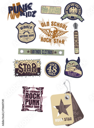 labels, stickers, for clothing and accessories (ID: 706647541)