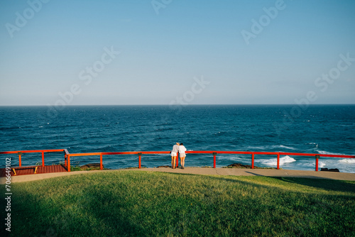 person watching the sea