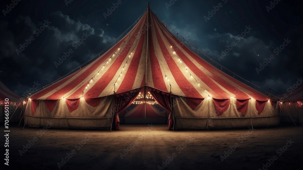 circus tent at night circus tent at night