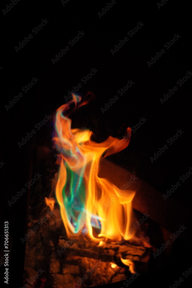 Colorful Fire