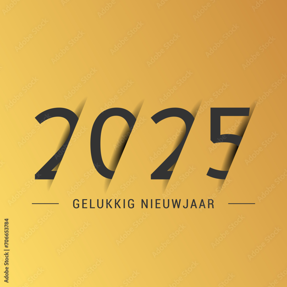 2025 - gelukkig nieuwjaar 2025