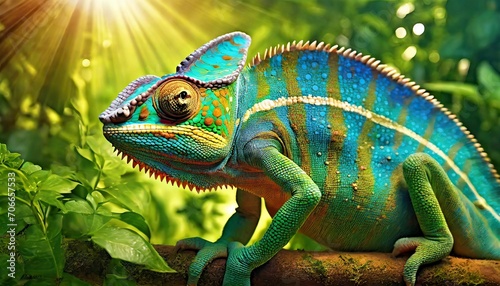 Chameleon Macro Shot © CreativeStock