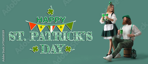 Greeting banner for St. Pat...