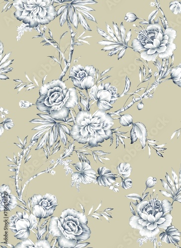 Profiled designs for home textile or wallpaper