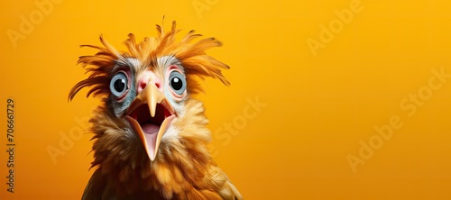 Surprised Shocked Chicken w...