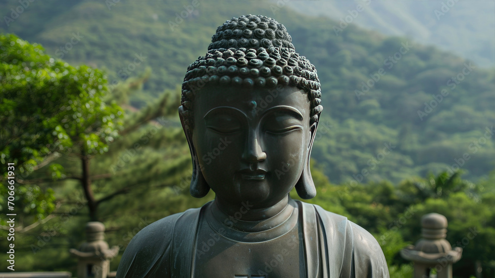 Buddha statue in the park